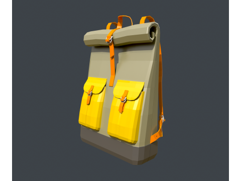 Traveler bakpack 3D 모델