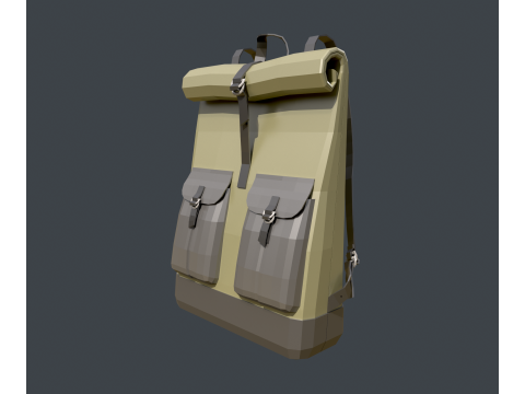 Traveler bakpack 3D 모델