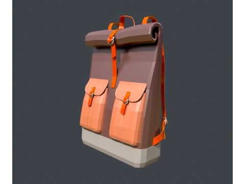 Traveler bakpack 3D 모델