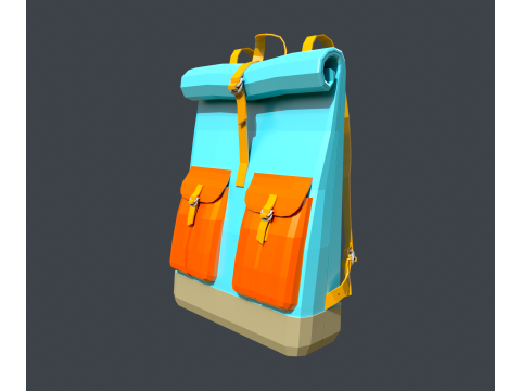 Traveler bakpack 3D 모델