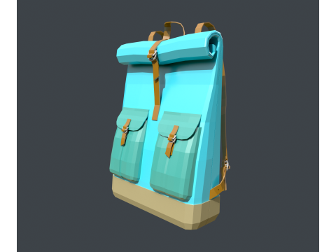 Traveler bakpack 3D 모델