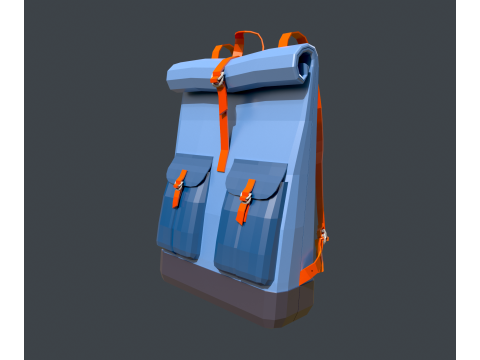 Traveler bakpack 3D 모델