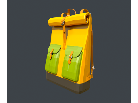 Traveler bakpack 3D 모델