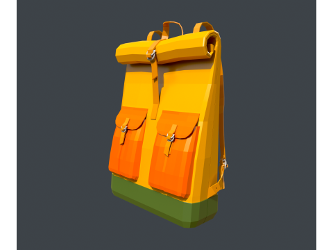 Traveler bakpack 3D 모델