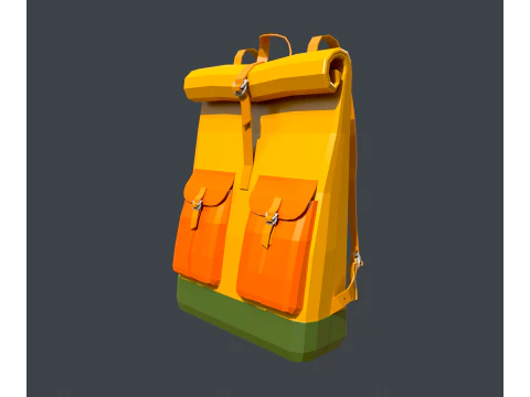 Traveler bakpack 3D Model