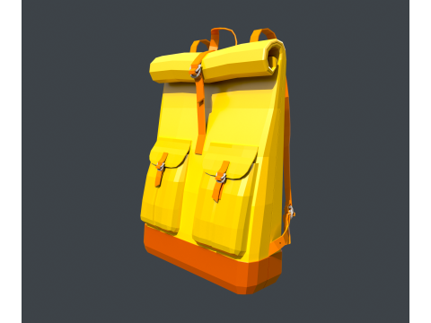 Traveler bakpack 3D 모델