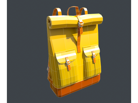 Traveler bakpack 3D 모델