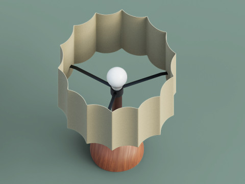 Narural lamp set 3D Model