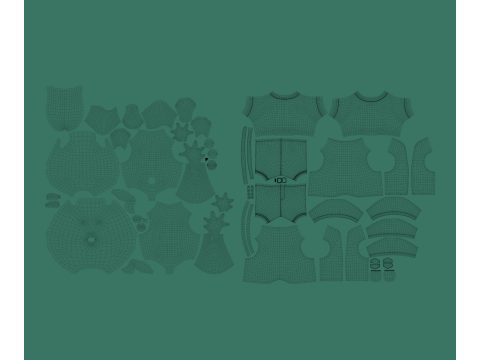 Cartoon raccoon in clothes 3D Модель