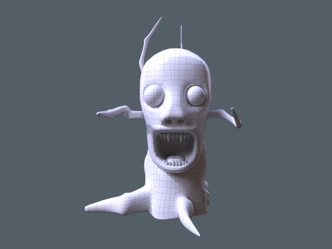 Stump monster 3D Model