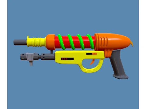 Cartoon blaster 3D Model