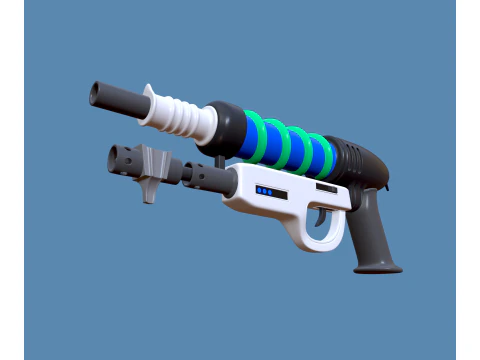 Cartoon blaster 3D Model