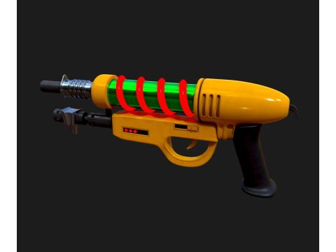 Realistic Blaster 3D 模型