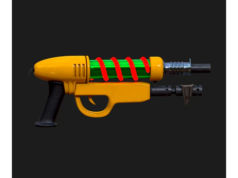 Realistic Blaster 3D Model