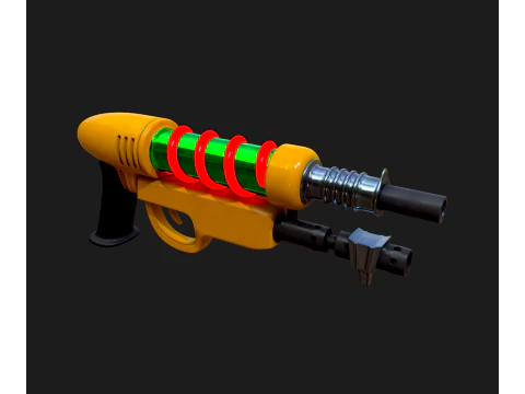 Realistic Blaster 3D Model