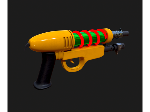 Realistic Blaster 3D Модель