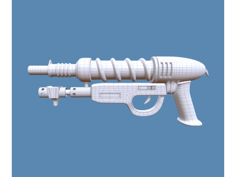 Realistic Blaster 3D Модель
