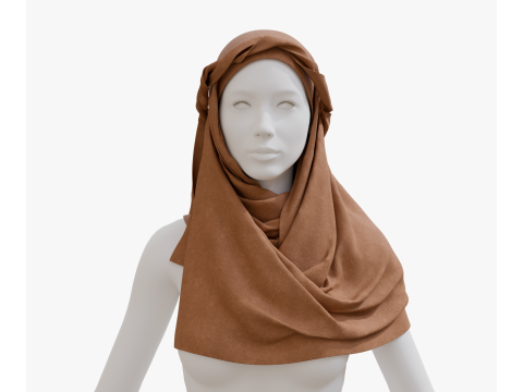 Arabian scarf 3D-Modell