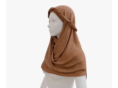 Arabian scarf 3D-Modell