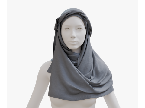 Arabian scarf 3D-Modell