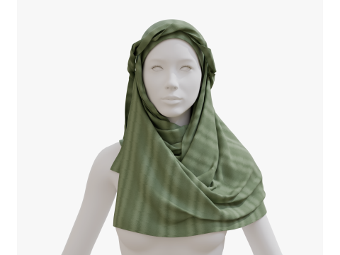 Arabian scarf 3D-Modell