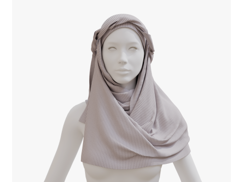 Arabian scarf 3D-Modell