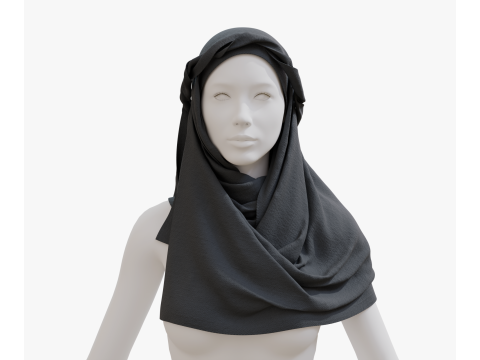 Arabian scarf 3D-Modell