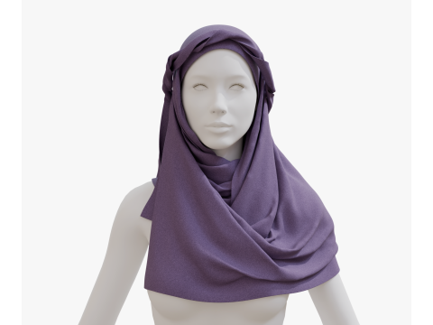 Arabian scarf 3D-Modell