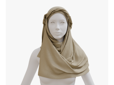 Arabian scarf 3D-Modell