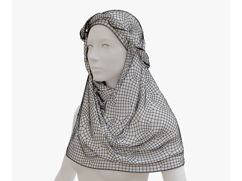 Arabian scarf 3D-Modell