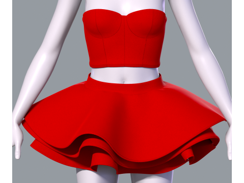 Barbie dress 3D मॉडल