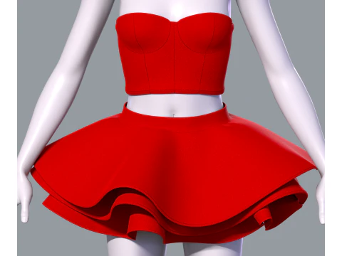 Barbie dress 3D Model