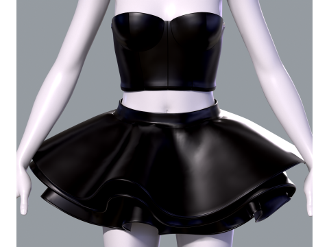 Barbie dress 3D मॉडल