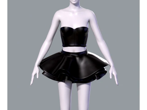 Barbie dress 3D Model