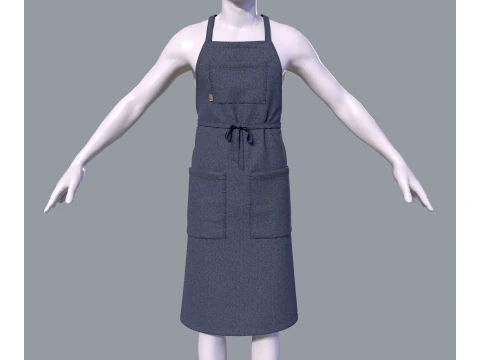 Mens apron 3D Model