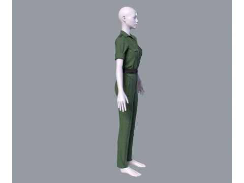 Womens Casual Outfit 2 3D Model