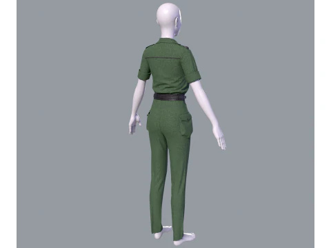 Womens Casual Outfit 2 3D Model