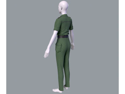 Womens Casual Outfit 2 3D Model