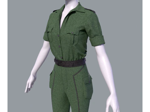 Womens Casual Outfit 2 3D Model