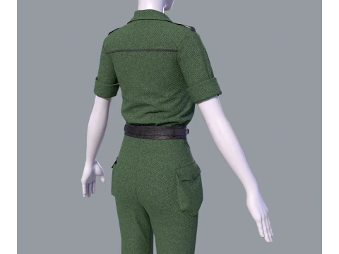 Womens Casual Outfit 2 3D Model