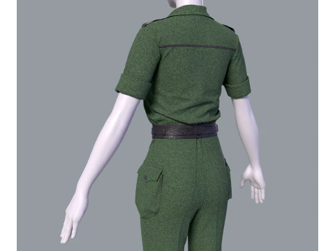 Womens Casual Outfit 2 3D Model