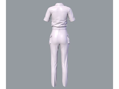 Womens Casual Outfit 2 3D Model
