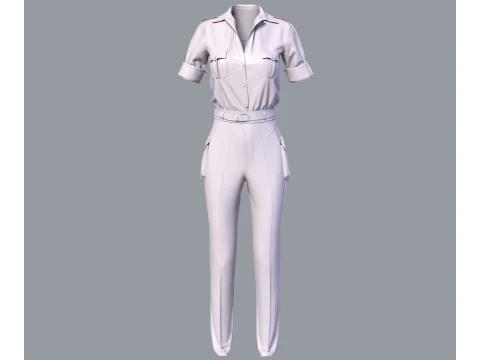 Womens Casual Outfit 2 3D Model