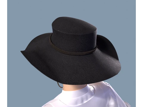 Western hat stetson 3D Model