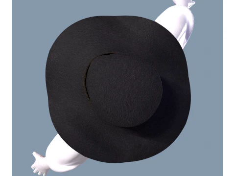 Western hat stetson 3D Model
