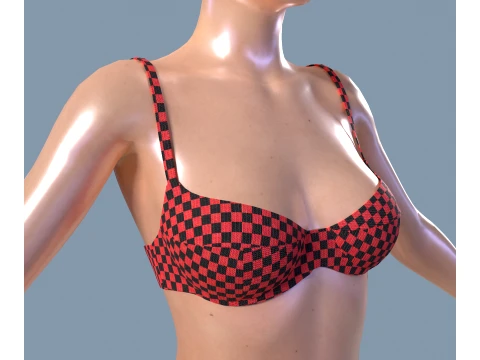 Womens sweasuit and underwear 3D Model