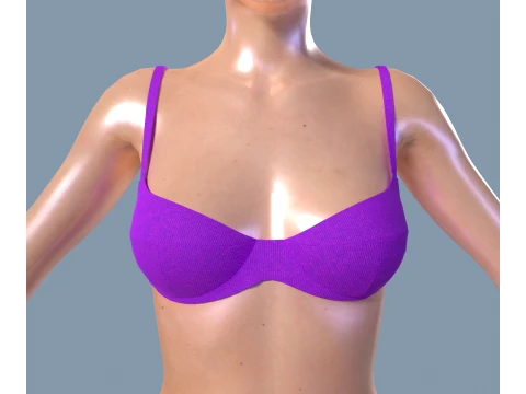 Womens sweasuit and underwear 3D Model