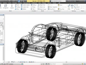 каз классический автомобиль 3D Модель