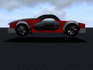 kaz classic car Modelo 3D
