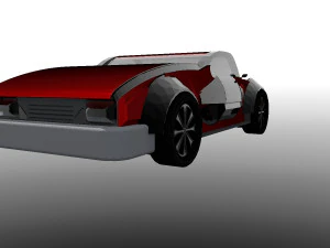 каз классический автомобиль 3D Модель